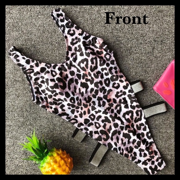 Swimsuit One Piece BrazilIan Monokini Leopard - Picture 3 of 5